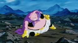 Rule 34 | 1990s (style), 2boys, animated, animated gif, antennae, attack, beam, belt, black sclera, blowing, breath, bruise, cape, clenched hand, clenched teeth, colored sclera, colored skin, dragon ball, dragonball z, dual persona, emblem, closed eyes, fat, fat man, genie, gloves, grey skin, injury, majin buu, male focus, monster, multiple boys, no eyebrows, pink skin, screaming, skinny, surprised, teeth, vest, white eyes