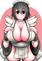 Rule 34 | 1girl, breasts, highres, huge breasts, iroha (samurai spirits), maid, maid headdress, samurai spirits, solo