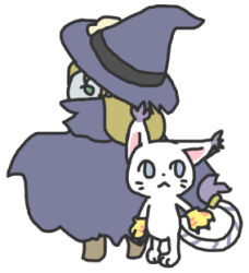 Rule 34 | animal ears, cat, cat ears, digimon, digimon (creature), gloves, hat, holy ring, jewelry, lowres, ring, tail, tailmon, wizard, wizard hat, wizarmon