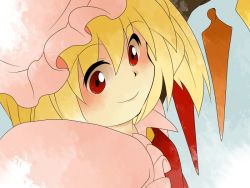 Rule 34 | 2girls, ascot, bad id, bad pixiv id, blonde hair, bow, comic, female focus, flandre scarlet, from above, hammer (sunset beach), hat, multiple girls, portrait, red eyes, remilia scarlet, short hair, siblings, silent comic, sisters, smile, touhou, wings
