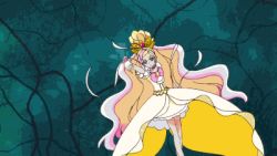 Rule 34 | 1girl, animated, animated gif, cure flora, fighting, go! princess precure, haruno haruka, lowres, magical girl, precure