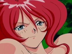 Rule 34 | 1boy, 1girl, animated, animated gif, blue eyes, bouncing breasts, breasts, castration, castration, kunoichi gakuen ninpouchou, large breasts, mask, ninja, nipples, nude, older man and younger girl, ponytail, red hair, sex, vaginal