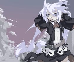 Rule 34 | lowres, mof, mof&#039;s silver haired twintailed girl, oekaki, original, silver hair, solo, tagme