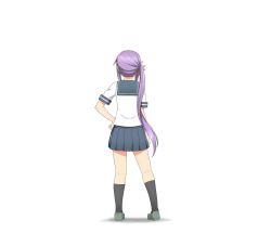 Rule 34 | 1girl, akebono (kancolle), angry, animated, animated gif, asymmetrical hair, blush, broken glass, female focus, flower, from side, glass, grin, hair flower, hair ornament, kantai collection, long hair, looking back, nedia (nedia region), ponytail, punching, purple eyes, purple hair, school uniform, smile, uniform