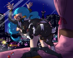 Rule 34 | 10s, 1girl, ace trainer (pokemon), against glass, against wall, aqua eyes, bad id, bad pixiv id, bed, bent over, bestiality, black pantyhose, blitzle, blue eyes, blue hair, blush, breasts, city lights, clothes lift, clothes pull, covered erect nipples, creatures (company), cum, cum in pussy, cum on clothes, cum overflow, denmoko, doggystyle, drill hair, game freak, gen 5 pokemon, hotel, kneeling, long hair, nintendo, npc trainer, open mouth, pantyhose, pantyhose pull, penis, poke ball, pokemon, pokemon (creature), pokemon bw, pokephilia, sex, sex from behind, shirt lift, small breasts, sweat, testicles, trembling, twin drills, twintails, vaginal, window