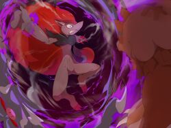Rule 34 | angry, animal ears, animal focus, annihilape, aqua eyes, artist request, aura, bear, claws, clenched teeth, closed mouth, creatures (company), disguised zoroark, disgust, eye contact, full body, game freak, gen 5 pokemon, highres, howling, jumping, long hair, looking at another, multiple others, nintendo, no humans, pokemon, pokemon (creature), pokemon ability, surprised, sweat, teeth, upper body, ursaluna, very long hair, wind, zoroark