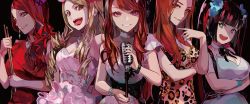 Rule 34 | album cover, aldious (band), cover, drum sticks, heavy metal, highres, microphone, official art, tagme