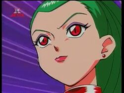 Rule 34 | aino hitomi, animated, anime screenshot, face focus, green hair, jikuu tantei genshi-kun, mature female, screencap, solo, speed lines, t.p. lady, tagme, video