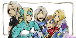 Rule 34 | 1990s (style), 4boys, age difference, armor, blonde hair, brothers, cain highwind, cecil harvey, ceodore harvey, closed eyes, family, father and son, final fantasy, final fantasy iv, final fantasy iv: the after years, golbez, headband, headdress, husband and wife, kenyagi, long hair, male focus, mother and son, multiple boys, open mouth, robe, rosa farrell, scarf, short hair, shoulder pads, siblings, silver hair, uncle and nephew