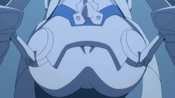 Rule 34 | 10s, 1boy, 2girls, animated, animated gif, ass, bodysuit, breasts, darling in the franxx, multiple girls, sexually suggestive, tagme