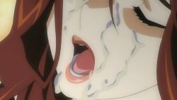 Rule 34 | 00s, angel blade punish, animated, animated gif, brown hair, cum, cum in mouth, closed eyes, facial, kyoka (angel blade), licking, licking lips, lips, long hair, tongue, tongue out