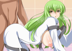 Rule 34 | 1girl, breasts, c.c., code geass, green hair, highres, large breasts, sex