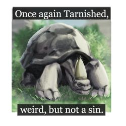 Rule 34 | border, commentary, elden ring, english commentary, english text, filthywizard, grass, hat, highres, meme, miriel pastor of vows, mitre, no humans, tortoise, turtle, white border