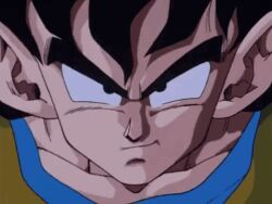 Rule 34 | animated, animated gif, black eyes, black hair, dragon ball, dragonball z, incoming attack, lowres, muscular, muscular male, serious, son goku, tagme, underwater