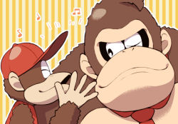 Rule 34 | ape, artist request, diddy kong, donkey kong, donkey kong (series), donkey kong country, furry, furry male, nintendo, no humans, solo