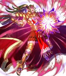 Rule 34 | 1boy, armor, cape, duma (fire emblem), electricity, facial mark, fire emblem, fire emblem echoes: shadows of valentia, fire emblem heroes, forehead mark, full body, highres, long hair, male focus, manly, nintendo, official art, open mouth, pointy ears, ponytail, red eyes, sandals, solo, teeth, transparent background, yoneko okome99