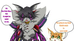Rule 34 | car, cat, closed eyes, digimon, digimon (creature), furry, green eyes, highres, looking at another, meicoomon, meicrackmon, meicrackmon vicious mode, motor vehicle, original