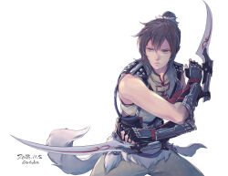 Rule 34 | 1boy, arm blade, ninja, saki (hxaxcxk), sarutobi sasuke (sengoku musou), weapon