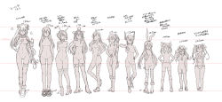 Rule 34 | 10s, 6+girls, absurdres, akagi (kancolle), animal ears, boots, breasts, rabbit ears, chart, cosmic (crownclowncosmic), female focus, hat, headgear, height chart, height difference, hibiki (kancolle), high heels, highres, i-19 (kancolle), kagerou (kancolle), kantai collection, kongou (kancolle), long hair, monochrome, multiple girls, mutsu (kancolle), no pussy, nude, outline, shimakaze (kancolle), short hair, single thighhigh, spot color, suzuya (kancolle), swimsuit, tenryuu (kancolle), thighhighs, topless, twintails, white background, yamato (kancolle), yura (kancolle)