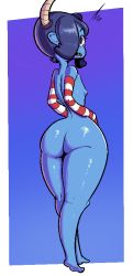 Rule 34 | 1girl, ass, skullgirls, solo, squigly (skullgirls), zombie