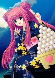 Rule 34 | 1girl, absurdres, highres, japanese clothes, kimono, pink hair, sekai seifuku kanojo, twintails, yamino yumeko