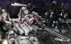 Rule 34 | armored core, armored core: for answer, from software, gatling cannon, gatling gun, gleditsia, grenade launcher, gun, malzel, opening (armored core), orca (armored core), rifle, vaoh, weapon