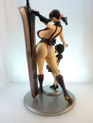 Rule 34 | 00s, 1boy, 1girl, age difference, arms behind back, ass, bare arms, bare shoulders, black hair, boots, breasts, cattleya (queen&#039;s blade), curvy, figure, flower, from behind, full body, glasses, gloves, hair flower, hair ornament, highres, huge ass, huge breasts, huge weapon, long hair, mature female, mother and son, no bra, panties, photo (medium), ponytail, queen&#039;s blade, rana (queen&#039;s blade), revealing clothes, sideboob, sleeveless leotard, sword, thong, underwear, weapon, weapon merchant cattleya