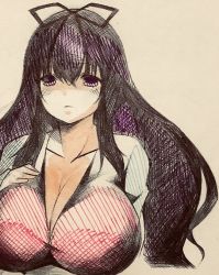Rule 34 | 1girl, breasts, large breasts, murasaki (senran kagura), senran kagura, solo