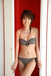Rule 34 | bikini, highres, photo (medium), side-tie bikini bottom, striped, swimsuit, tagme, yamamoto azusa