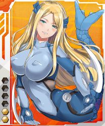Rule 34 | 00s, 1girl, aqua eyes, blonde hair, blush, breasts, card (medium), card (orange-r), card (r), covered navel, covered erect nipples, female focus, large breasts, lilith-soft, long hair, looking at viewer, mermaid, monster girl, neropaso, parted lips, smile, solo, taimanin (series), taimanin asagi, taimanin asagi battle arena all card gallery, taimanin asagi kessen arena, touria-elsheimer