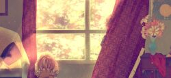 Rule 34 | 2girls, caicaikknd, crying, curtains, dress, flower, formal, multiple girls, natsume shizuku, pink hair, red curtains, sakura no toki, sakura no uta, sitting, toritani makoto, white dress, white hair