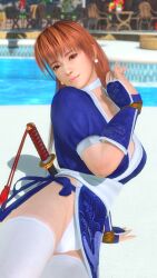 Rule 34 | 1girl, 3d, absurdres, brown eyes, brown hair, dead or alive, dead or alive xtreme, glamorous lip, highres, housu doaxvv, kasumi (doa), lipgloss, long hair, looking at viewer, pink lips