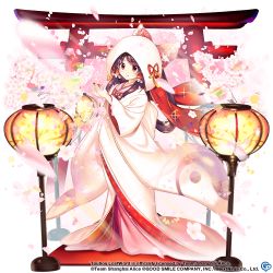 Rule 34 | 1girl, bow, bride, brown hair, closed mouth, copyright notice, frilled bow, frilled hair tubes, frills, full body, hair bow, hair tubes, hakurei reimu, happy, hood, japanese clothes, kimono, long sleeves, official art, red bow, rotte (1109), smile, solo, tabi, touhou, touhou lostword, transparent background, uchikake, white kimono, wide sleeves