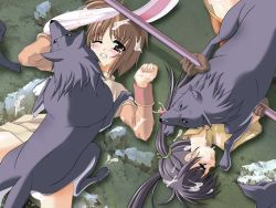 Rule 34 | 2girls, acolyte (ragnarok online), animal ears, bestiality, clothed sex, cum, group sex, mage (ragnarok online), multiple girls, rabbit ears, ragnarok online, rape, sex, vaginal, wolf