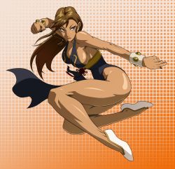 Rule 34 | 1girl, alternate costume, black dress, breasts, brown hair, capcom, china dress, chinese clothes, chun-li, cleavage, dress, highres, solo, street fighter, street fighter v, xugashi