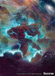 Rule 34 | copyright name, force of will, gears, golem, moopic, no humans, official art, rock, sky, star (sky)
