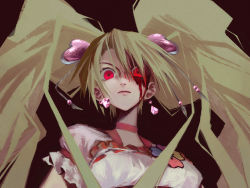 Rule 34 | 1girl, bleeding, blonde hair, blood, blood in hair, blood on face, blood splatter, brown background, choker, close-up, clover, commentary, cure peach, dress, earrings, empty eyes, english commentary, ffgghhjj, four-leaf clover, fresh precure!, frilled sleeves, frills, hair between eyes, hair ornament, hair over one eye, heart, heart earrings, heart hair ornament, highres, jewelry, long hair, looking at viewer, magical girl, momozono love, pink choker, pink dress, pink lips, portrait, precure, red eyes, serious, short sleeves, simple background, solo, twintails, v-shaped eyebrows