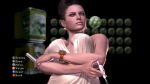 Rule 34 | 1girl, 3d, animated, bare back, breasts, cleavage, crossed arms, dress, earrings, excella gionne, eyeshadow, from below, hair bun, jewelry, large breasts, makeup, necklace, resident evil, resident evil 5, sideboob, single hair bun, test tube, video, watch, video, white dress