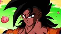 Rule 34 | black hair, dragon ball, long hair, regeneration, scratches, serious, tagme, torn clothes, uub