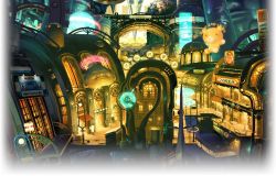 Rule 34 | 00s, ar tonelico, ar tonelico iii, border, city, gust, hologram, official art, scenery, science fiction, transparent border