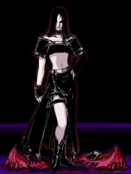 Rule 34 | androgynous, arc system works, choker, fingerless gloves, gender request, gloves, goth fashion, gothic, guilty gear, image sample, midriff, pixiv sample, resized, scythe, solo, testament (guilty gear)