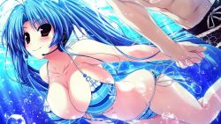 Rule 34 | bikini, breasts, kamikaze explorer!, large breasts, long hair, okihara kotoha, oshiki hitoshi, swimsuit, underwater