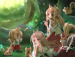 Rule 34 | animal ears, bug, butterfly, child, flower, forest, fox ears, fox tail, bug, nature, tail