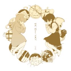Rule 34 | 2girls, album cover, apricot (vocaloid), balloon, barefoot, blush, bow hairband, branch, brown theme, closed eyes, closed mouth, cover, dragon wings, dress, explosion, facing another, falling petals, flower, hair over shoulder, hair ribbon, hairband, highres, instrument, iyowa (igusuri please), long hair, long sleeves, low twintails, lying, multiple girls, no shoes, on side, original, pajamy (vocaloid), petals, piano, pinafore dress, profile, reaching, ribbon, round image, short dress, sleeveless, sleeveless dress, smile, socks, sparkle, teardrop, translation request, twintails, unworn ribbon, white background, wings