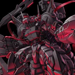 Rule 34 | armor, clenched hand, digimon, digimon world 2, highres, horns, multiple eyes, neo crimson, red eyes