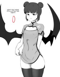 Rule 34 | 1girl, animated, animated gif, black hair, breast expansion, breasts, china dress, chinese clothes, corona-chan, coronavirus, demon wings, dress, english text, solo, tagme, thighhighs, wildart, wings