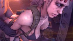 Rule 34 | 1boy, 1girl, 3d, anal, animated, animated gif, breasts, doggystyle, hetero, large breasts, lens flare, looking at viewer, metal gear (series), metal gear solid v: the phantom pain, quiet (metal gear), sex, sex from behind, tagme, uncensored, venom snake
