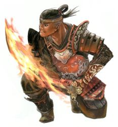 Rule 34 | 00s, armor, final fantasy, final fantasy xi, fire, katana, samurai, sword, tenzen (final fantasy xi), weapon