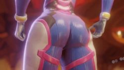 Rule 34 | 1girl, 3d, animated, animated gif, ass, ass focus, blue bodysuit, bodysuit, d.va (overwatch), gloves, jiggle, maxboost, overwatch, overwatch 1, solo, spanked, spanking, spanking self, thick thighs, thighs, white gloves