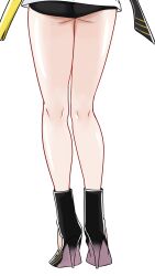 Rule 34 | 1girl, ass, digimon, female focus, highres, kuremi kyouko, legs, simple background, solo, white background
